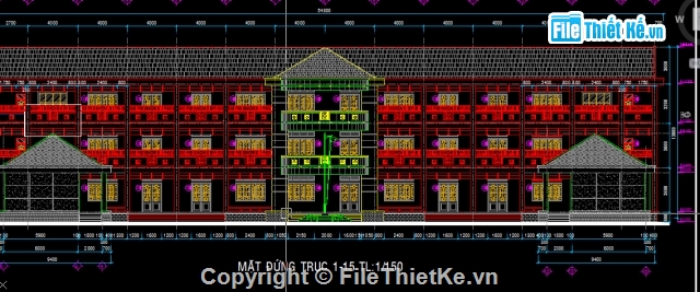 trường,trường học,kiến trúc trường học,file cad kiến trúc,file cad trường,chi tiết trường học