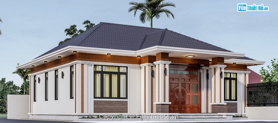 biệt thự 1 tầng,bản vẽ biệt thự 1 tầng,biệt thự 1 tầng mái nhật,biệt thự 1 tầng file cad,autocad biệt thự 1 tầng