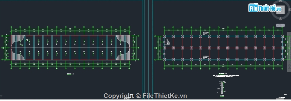 nhà xưởng 20x99m,điện nhà xưởng,kiến trúc nhà xưởng,nhà xưởng kích thước 20x99m,xưởng bằng kết cấu thép,bản vẽ nhà xưởng