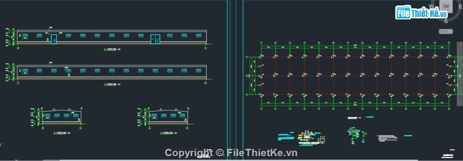 nhà xưởng 20x99m,điện nhà xưởng,kiến trúc nhà xưởng,nhà xưởng kích thước 20x99m,xưởng bằng kết cấu thép,bản vẽ nhà xưởng