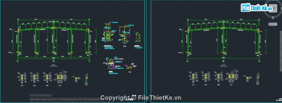 nhà xưởng 20x99m,điện nhà xưởng,kiến trúc nhà xưởng,nhà xưởng kích thước 20x99m,xưởng bằng kết cấu thép,bản vẽ nhà xưởng