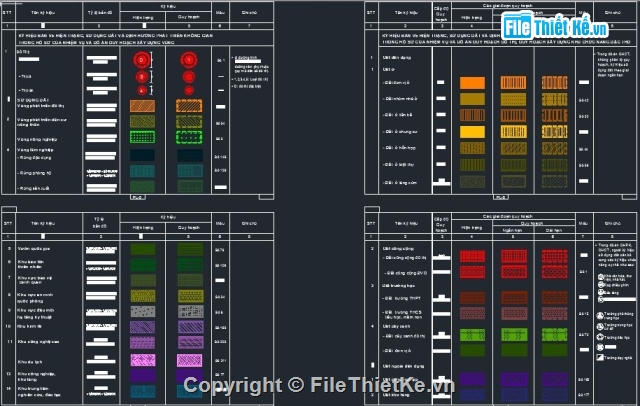 Hệ thống ký hiệu bản vẽ,đồ án Quy hoạch xây dựng,Phụ lục ký hiệu bản vẽ,ký hiệu bản vẽ