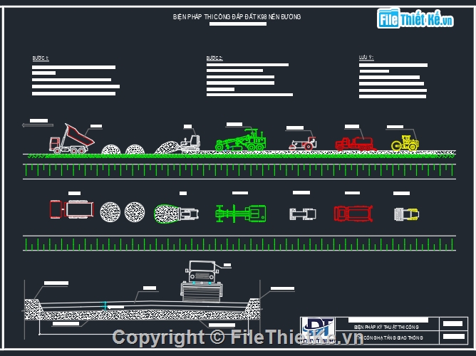 File cad,thi công,kỹ thuật,gia công,giao thông,hào kỹ thuật
