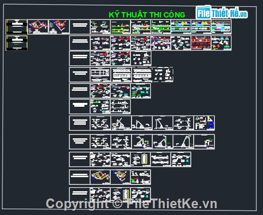 File cad,thi công,kỹ thuật,gia công,giao thông,hào kỹ thuật