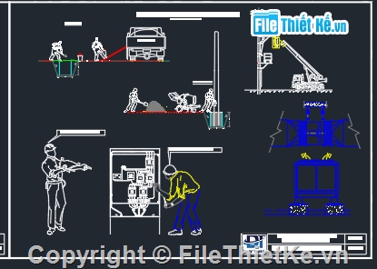 File cad,thi công,kỹ thuật,gia công,giao thông,hào kỹ thuật