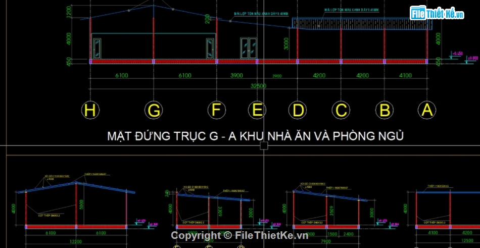 lán trại file cad,file cad lán trại,file cad lán trại đẹp