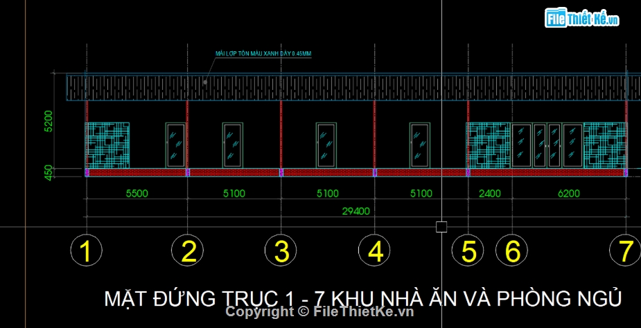 lán trại file cad,file cad lán trại,file cad lán trại đẹp
