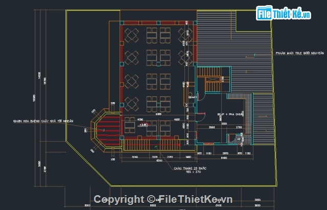 File cad,mặt bằng,mặt bằng quán cà phê,kiến trúc quán cà phê,file cad vẽ quán cà phê