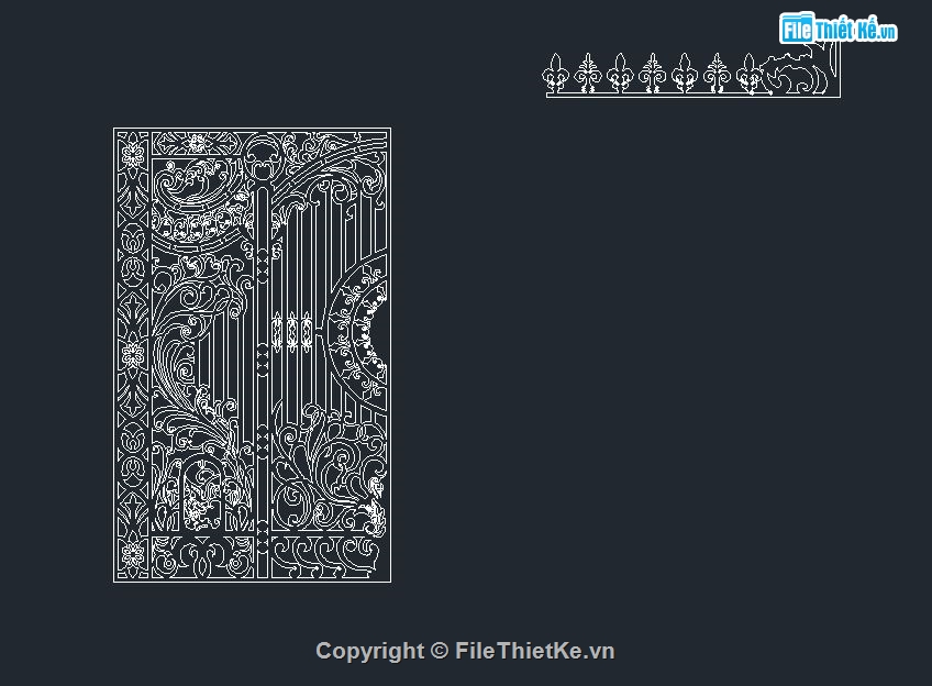 file cad cổng nhà,file cnc cổng 2 cánh,cổng 2 cánh cnc đẹp,bộ cổng 2 cánh đẹp