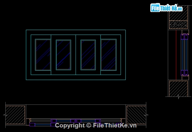 File cad,mẫu cửa sổ,cửa lùa