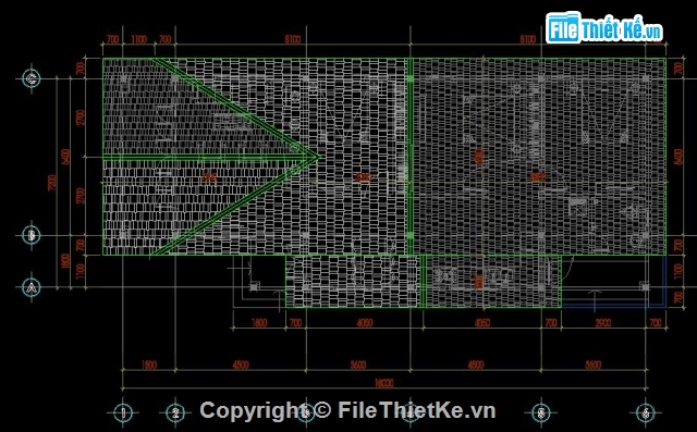 Nhà kt 7.2x18m,mẫu nhà mái thái,bản vẽ nhà trệt,nhà cấp 4 đẹp