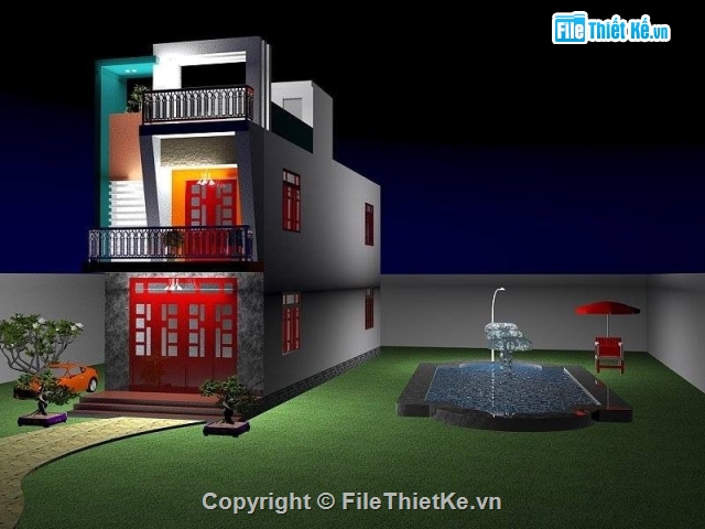 nhà phố 2 tầng,nhà 2 tầng,biệt thự 2 tầng,nhà ở 2 tầng,bản vẽ 2 tầng