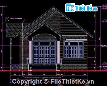 nhà cấp 4,cad nhà cấp 4,file cad nhà cấp 4,nhà cấp 4 file cad
