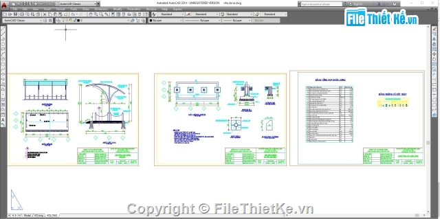 Nhà để xe,bản vẽ cad nhà để xe,nhà để xe mái vòm,nhà để xe công ty