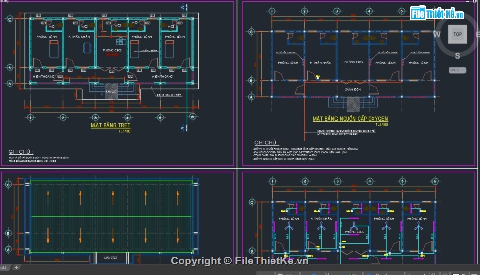 nhà khám bệnh,nhà bệnh tù nhân,nhà điều trị,cad nhà điều trị phạm nhân 8x20m