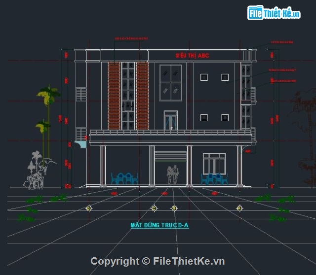 nhà hàng,cad nhà,thiết kế siêu thị,siêu thị,cad nhà hàng