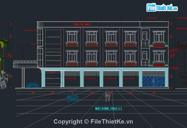 nhà hàng,cad nhà,thiết kế siêu thị,siêu thị,cad nhà hàng