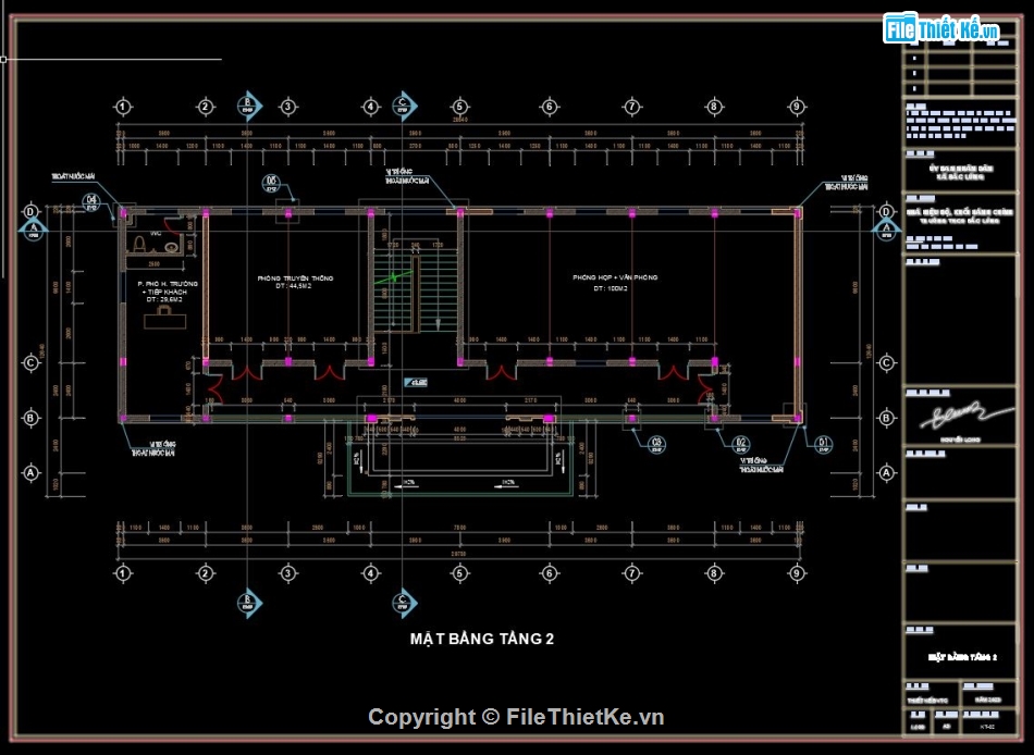 Nhà hiệu bộ,Nhà hiệu bộ 2 tầng,file cad hiệu bộ 2 tầng,mẫu cad nhà hiệu bộ 2 tầng