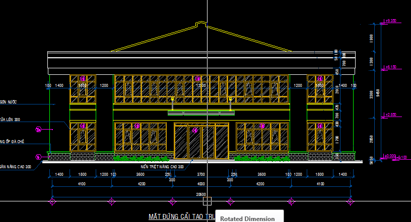 nhà làm việc,nhà,cad nhà,cad nhà đẹp