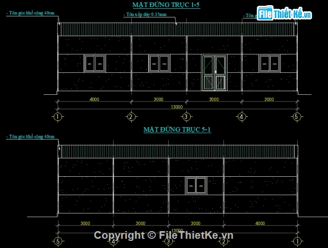 File cad Nhà lắp ghép bằng tấm Panel