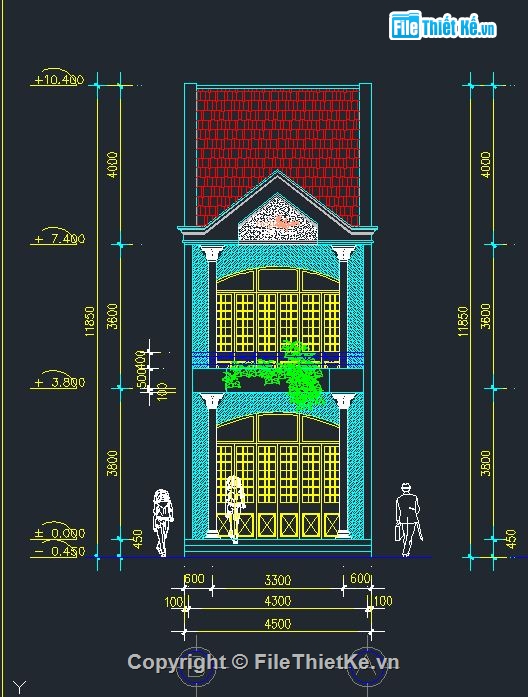 nhà phố 4.5x19m,Nhà phố 2 tầng,Nhà phố đẹp,các mẫu nhà phố,mẫu nhà ở