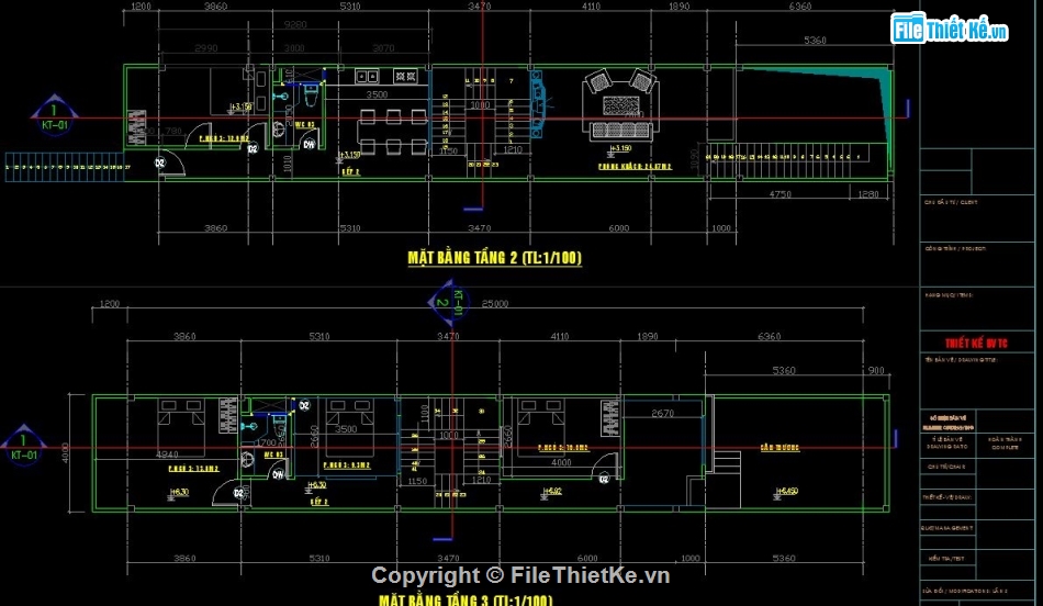 Nhà lệch tầng,3 tầng,Nhà ống,4 tầng,Bản vẽ Nhà ống 4x27m