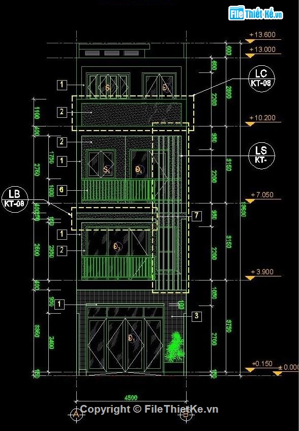 nhà 4 tầng,nhà phố 04 tầng,mẫu nhà phố