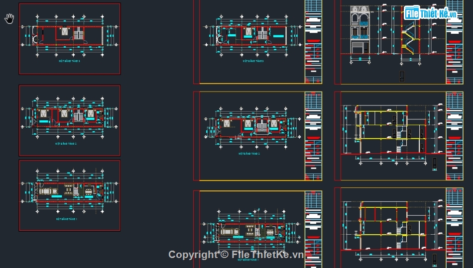 Nhà phố 3 tầng,Nhà phố 3 tầng 5x17.5m,file cad nhà phố 3 tầng,Kiến trúc nhà phố 3 tầng tân cổ,nhà phố 3 tầng tân cổ điển