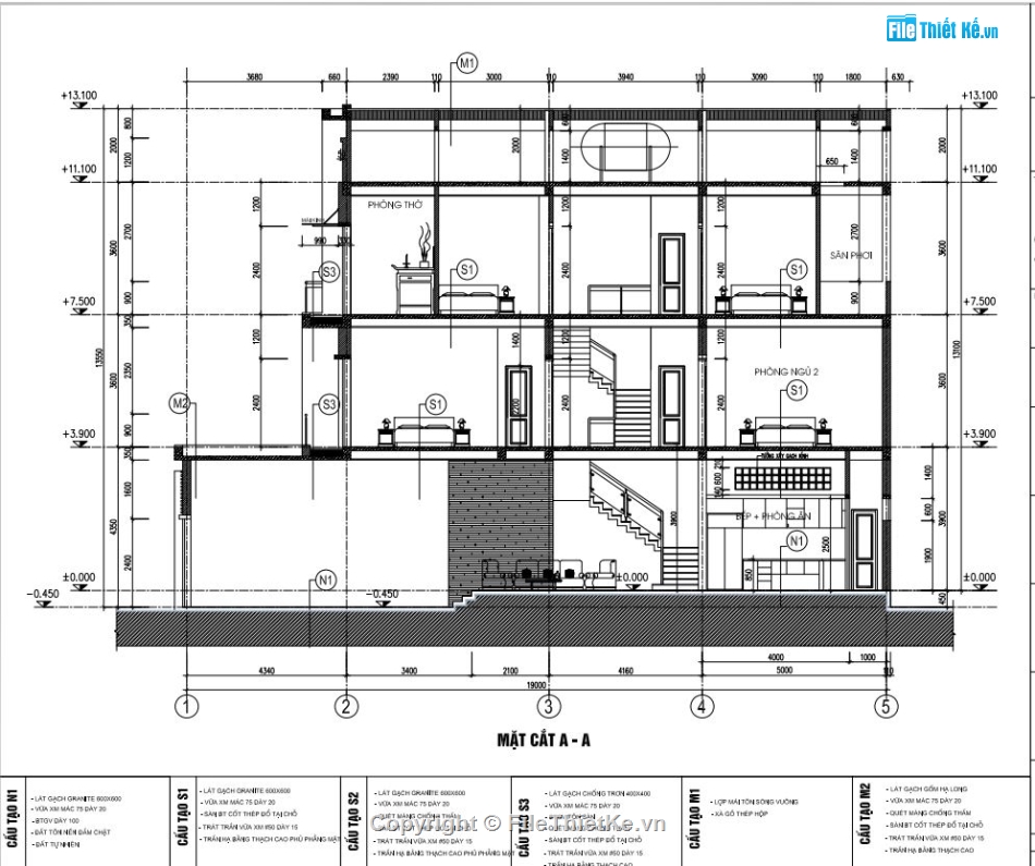 Nhà phố 3 tầng,Nhà phố 5x20m,file cad Nhà phố 3 tầng,file autocad nhà phố 3 tầng