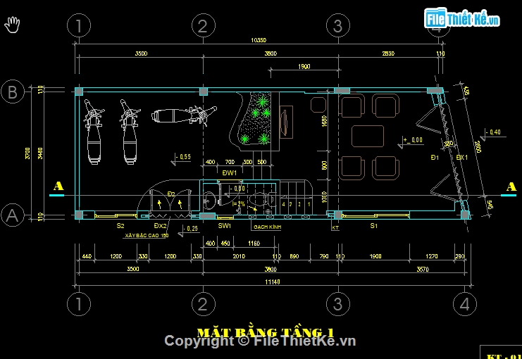 nhà 4 tầng,điện nhà 4 tầng,nhà phố 4 tầng,File cad nhà phố 4 tầng,Bản cad nhà phố 4 tầng,Hồ sơ nhà phố 4 tầng