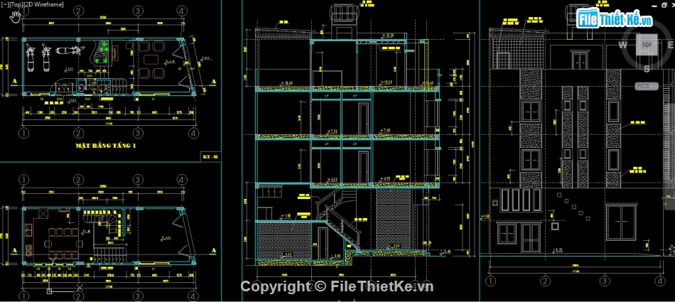 nhà 4 tầng,điện nhà 4 tầng,nhà phố 4 tầng,File cad nhà phố 4 tầng,Bản cad nhà phố 4 tầng,Hồ sơ nhà phố 4 tầng