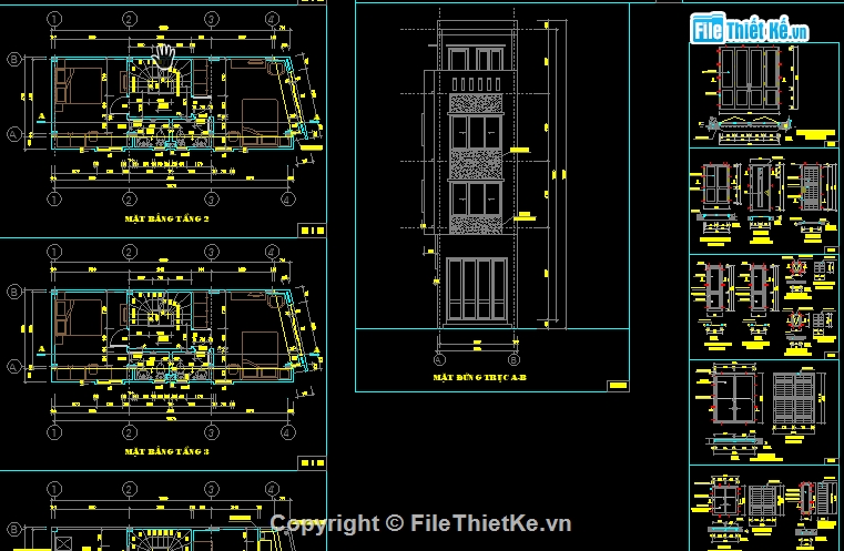 nhà 4 tầng,điện nhà 4 tầng,nhà phố 4 tầng,File cad nhà phố 4 tầng,Bản cad nhà phố 4 tầng,Hồ sơ nhà phố 4 tầng