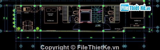Nhà phố 4 tầng,cad nhà phố 4 tầng,file cad nhà phố 4 tầng
