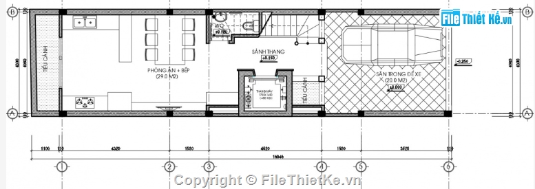 nhà phố 4 tầng cad,cad nhà phố 4 tầng,file cad nhà phố 4 tầng