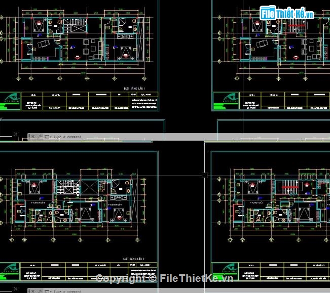 nhà phố 4 tầng,file cad nhà phố 4 tầng,cad nhà phố 4 tầng,autocad nhà phố 4 tầng