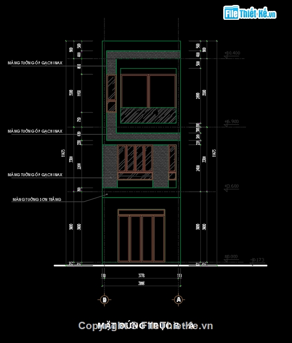 nhà phố 3 tầng 4x18m,kiến trúc nhà phố 3 tầng,bản vẽ nhà phố 3 tầng,thiết kế nhà phố 3 tầng,mẫu nhà phố 3 tầng