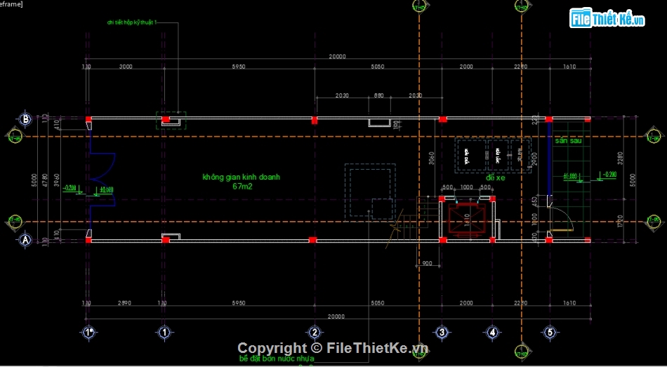 Nhà phố 5 tầng,File cad Nhà phố 5 tầng,Bản vẽ Nhà phố 5 tầng,Hồ sơ thiết kế Nhà phố,Bản vẽ cad nhà phố