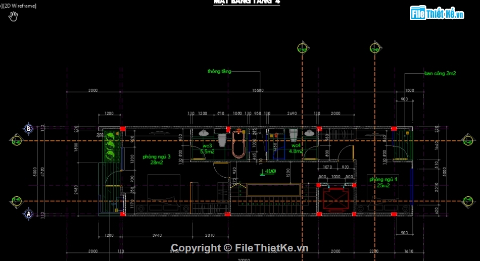 Nhà phố 5 tầng,File cad Nhà phố 5 tầng,Bản vẽ Nhà phố 5 tầng,Hồ sơ thiết kế Nhà phố,Bản vẽ cad nhà phố