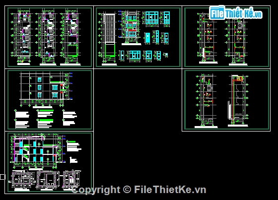 File cad,mặt bằng,ứng dụng,file cad mặt bằng,Nhà lầu 4x17.3m,mặt bằng điện