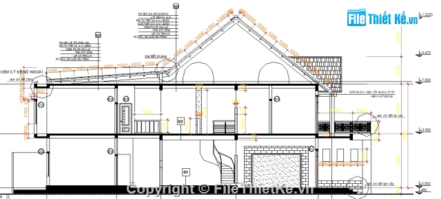 Nhà phố,Nhà 2 tầng,Nhà phố 2 tầng,kiến trúc 2 tầng,bản vẽ nhà phố,6.8x25m