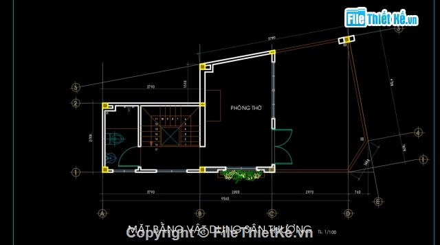 FILE CAD NHÀ PHỐ,NHÀ PHỐ VÁT CẠNH,FILE CAD NHÀ PHỐ VÁT CẠNH