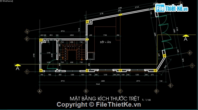 FILE CAD NHÀ PHỐ,NHÀ PHỐ VÁT CẠNH,FILE CAD NHÀ PHỐ VÁT CẠNH