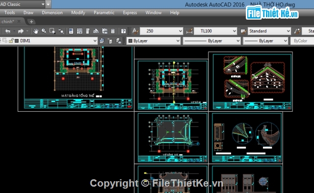 NHÀ THỜ FULL,file cad nhà thờ ho,nhà thờ họ