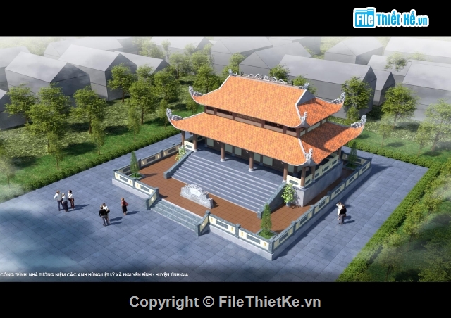 Nhà tưởng niệm liệt sỹ,Kiến trúc nhà tưởng niệm liệt sỹ,File cad nhà tưởng niệm đẹp,nhà tưởng niệm liệt sỹ,thiết kế đài tưởng niệm