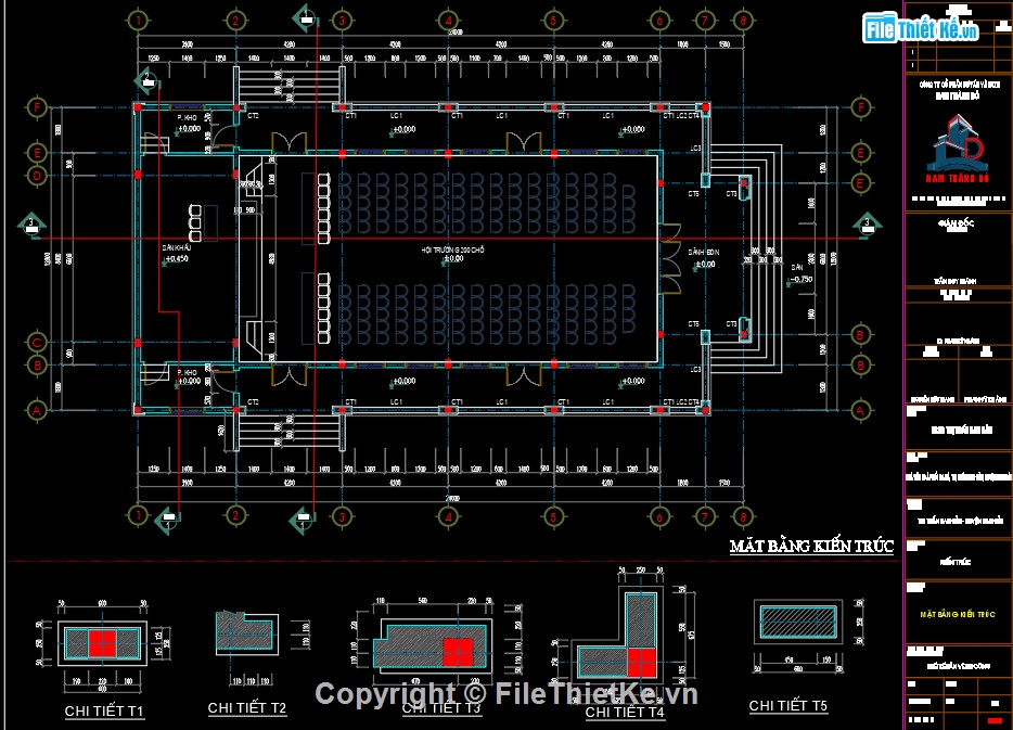 Nhà văn hóa Autocad,Nhà văn hóa nông thôn,nhà văn hóa thôn