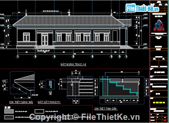 Nhà văn hóa Autocad,Nhà văn hóa nông thôn,nhà văn hóa thôn
