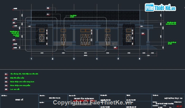 nhà văn hóa,nhà văn hóa xã,nhà văn hóa xã hà dương,bản vẽ cad nhà văn hóa xã ở tây nguyên