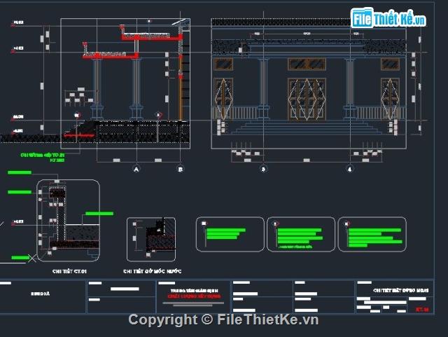 nhà văn hóa,nhà văn hóa xã,nhà văn hóa xã hà dương,bản vẽ cad nhà văn hóa xã ở tây nguyên