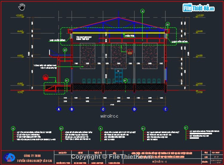 nhà văn hóa,thiết kế hội trường,bản vẽ hội trường xã,nhà văn hóa xã