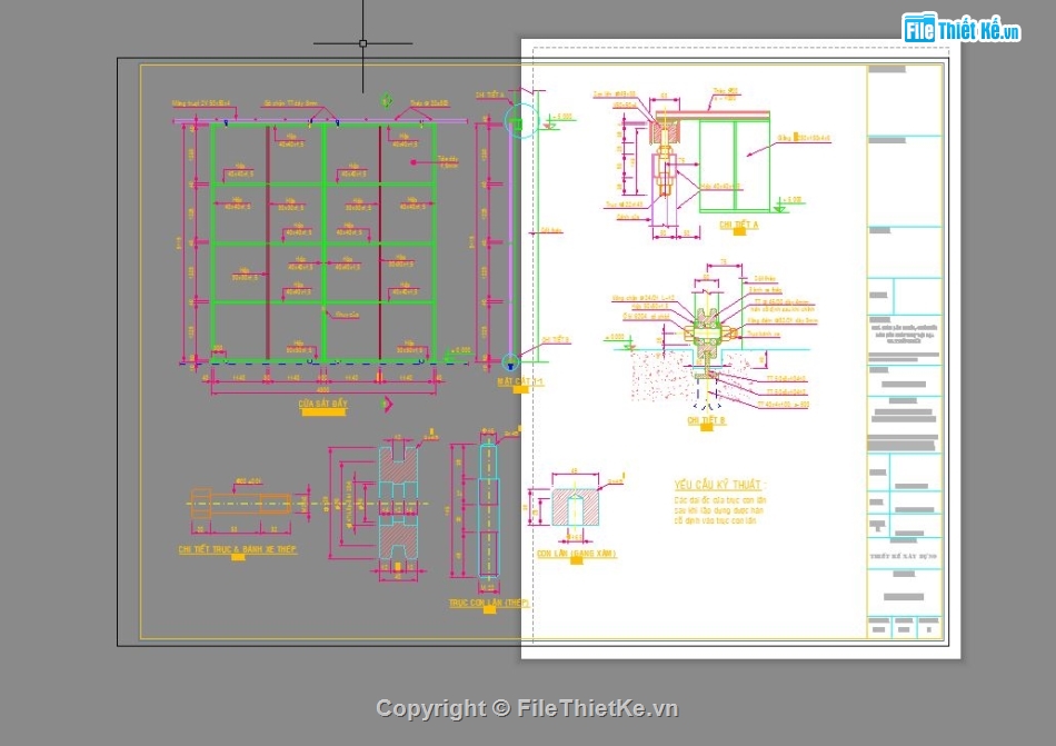 nhà xưởng,File cad nhà xưởng,bản vẽ nhà xưởng
